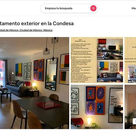 Excelente Departamento En La Condesa Apartamento Cidade do México Exterior foto