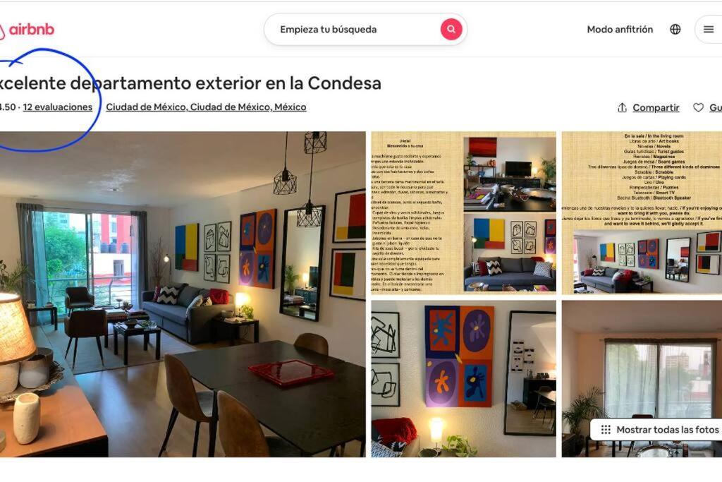 Excelente Departamento En La Condesa Apartamento Cidade do México Exterior foto